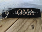 Schlüsselanhänger Personalisierte Filz Filzanhänger Name Oma MOM DAD OPA Tante Onkel Paten personalisiertes Geschenk
