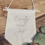 Wimpel Kinderzimmer Babyzimmer Stoffwimpel Fahne Banner personalisiert