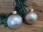Weihnachtskugeln personalisiert | personalisierte Geschenke | Christbaumkugeln | Weihnachtsgeschenk Name | Weihnachtsbaumkugeln | mit Stern