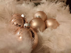 Weihnachtskugeln personalisiert mit Herz | Christbaumkugeln | Weihnachtsgeschenk mit Namen | Weihnachtsbaumkugeln | Deko