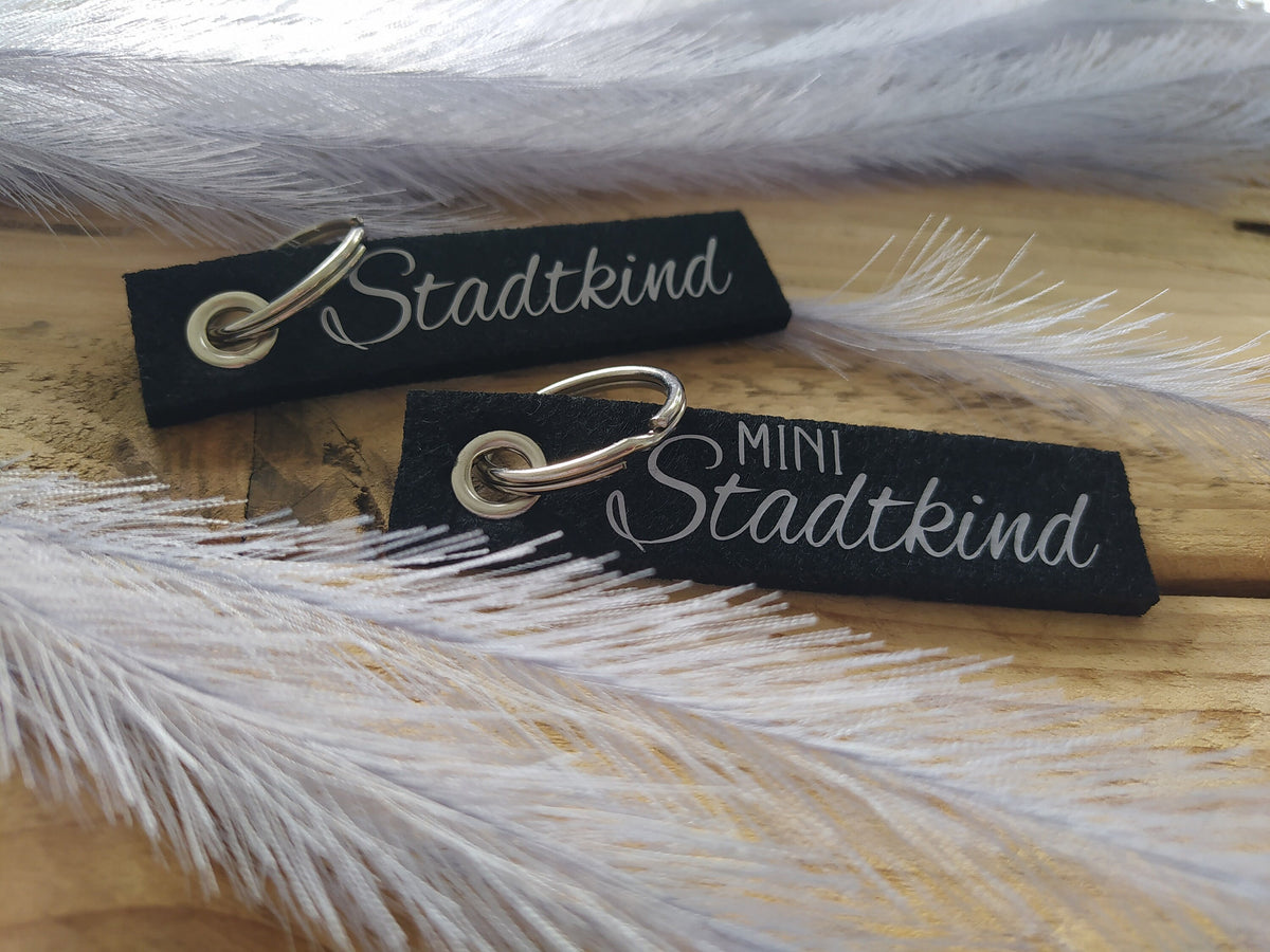 Schlüsselanhänger Stadtkind | Mini Stadtkind| Geschenkidee | personalisiert