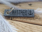 Personalisierter Schlüsselanhänger | Anker | Maritim | Kinder | Geschenk mit Namen
