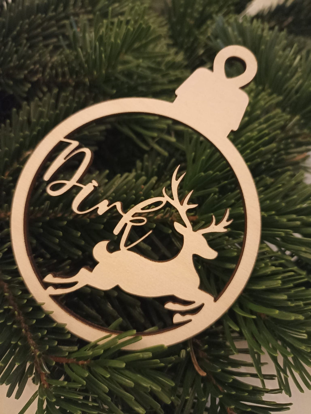 Weihnachtskugeln personalisiert Holz | personalisiert Christbaumkugeln | Weihnachtsgeschenk mit Name | Weihnachtsbaumkugeln | Weinachtsbaum