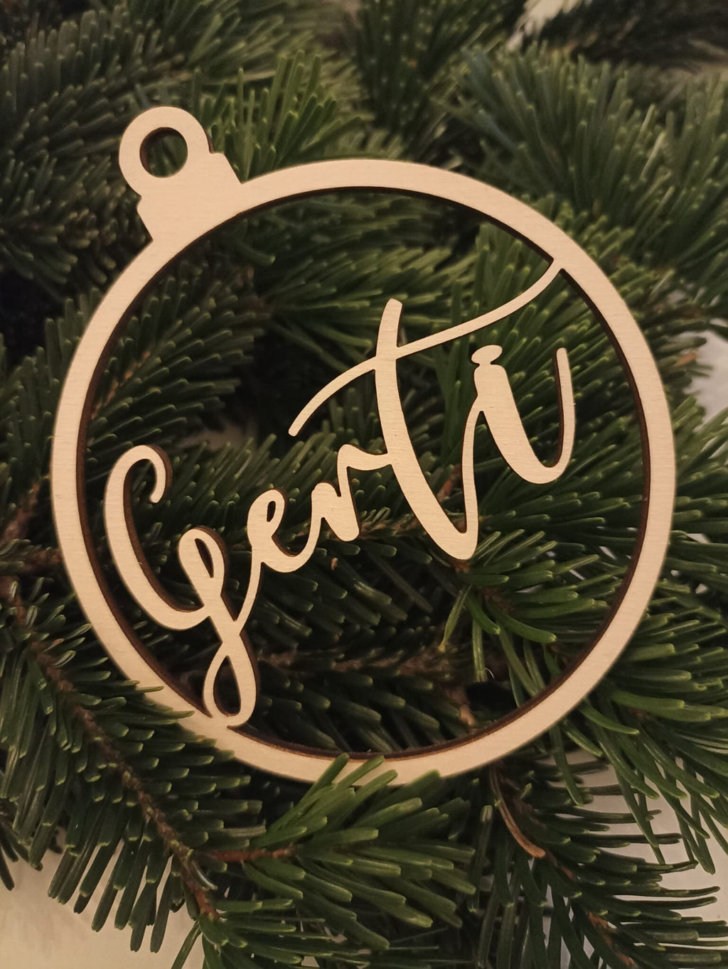 Weihnachtskugeln personalisiert Holz | personalisiert Christbaumkugeln | Weihnachtsgeschenk mit Name | Weihnachtsbaumkugeln | Weinachtsbaum