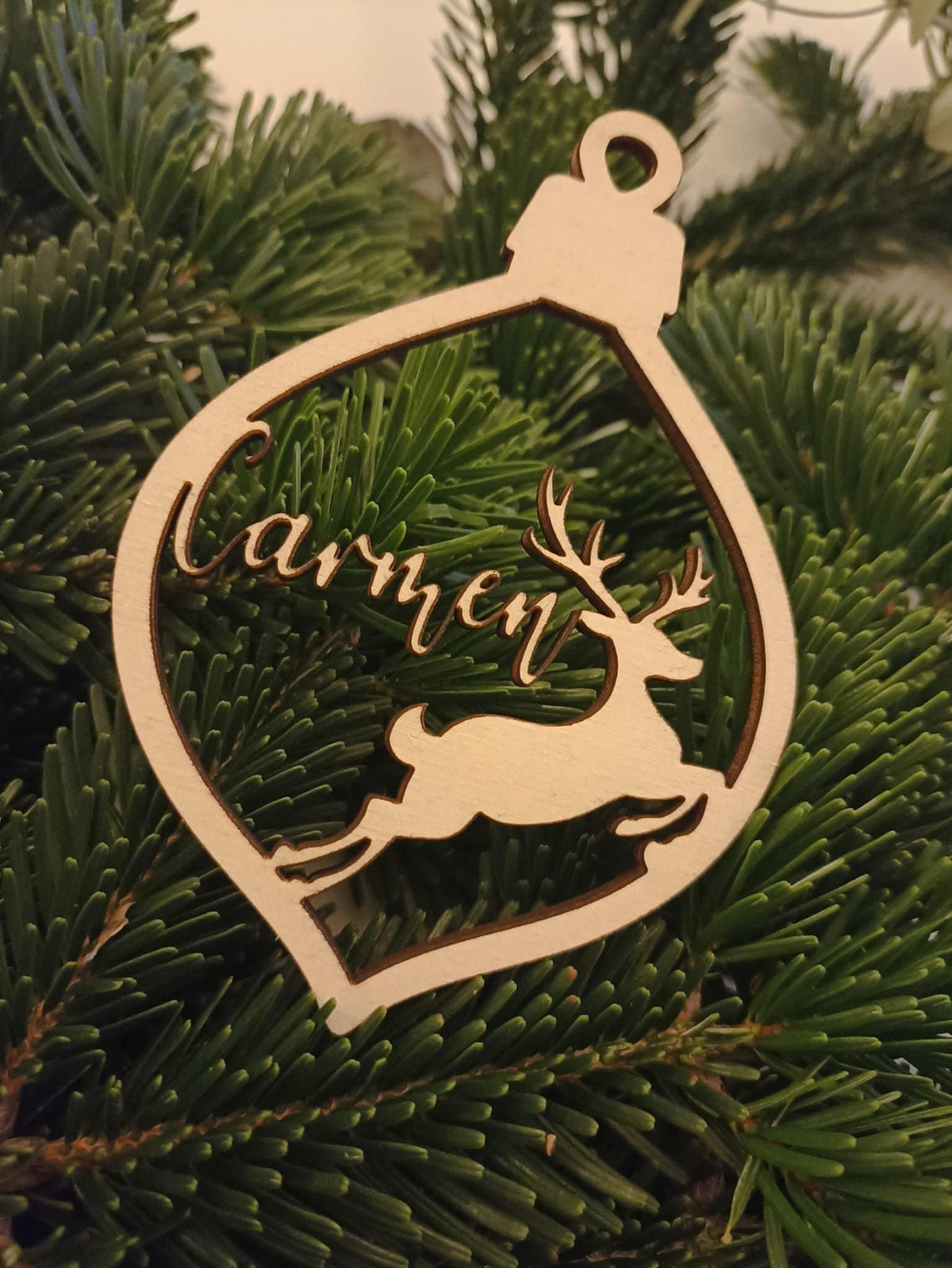 Weihnachtskugeln personalisiert Holz | personalisiert Christbaumkugeln | Weihnachtsgeschenk mit Name | Weihnachtsbaumkugeln | Weinachtsbaum