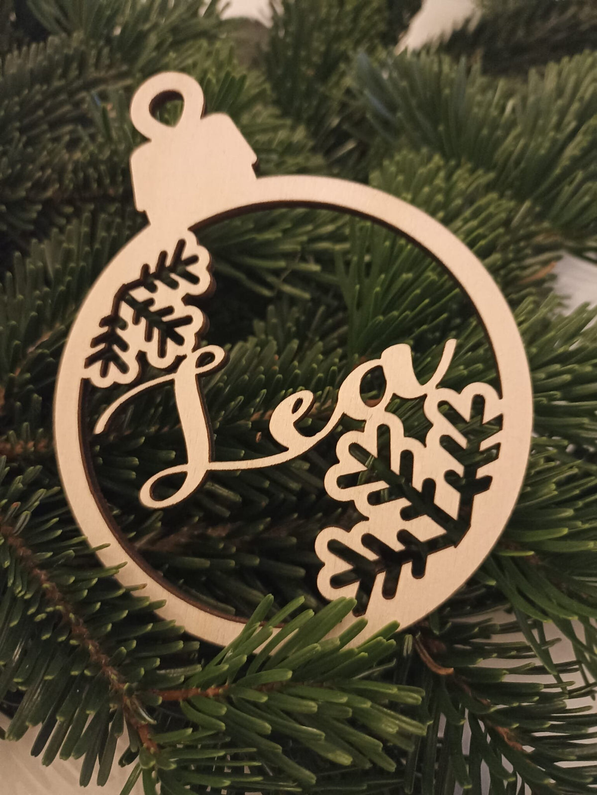 Weihnachtskugeln personalisiert Holz | personalisiert Christbaumkugeln | Weihnachtsgeschenk mit Name | Weihnachtsbaumkugeln | Weinachtsbaum
