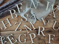 Holzbuchstaben Holzdekoration Basteln Buchstaben aus Holz 4-35cm