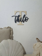 Namensschild Kinderzimmer 25 -30cm | Türschild | Holzschild personalisiert | Schriftzug durchgehend