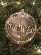 Weihnachtskugeln personalisiert 10cm 12 cm Acrylglas | personalisierte Geschenke | Christbaumkugeln | Weihnachtsgeschenk mit Namen |