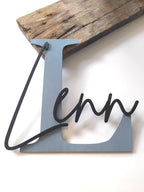Namensschild Kinderzimmer personalisiert 20cm hoch | Türschild | Holzschild personalisiert | Wanddekoration | Schriftzug, Türschild