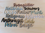 Namensschild Kinderzimmer 25 -30cm | Türschild | Holzschild personalisiert | Schriftzug durchgehend