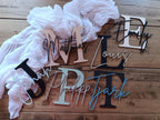 Namensschild Kinderzimmer personalisiert 20cm hoch | Türschild | Holzschild personalisiert | Wanddekoration | Schriftzug, Türschild