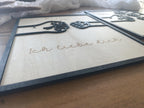 Bester Papa Bester Opa personalisiertes Holzbild Kinder Enkelkinder Fäuste check Vatertag Erinnerungen Herzensbotschaft Individuell