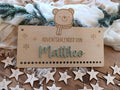 Personalisierter Adventskalender aus Holz – Dein einzigartiger Bär Weihnachtskalender