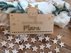 Personalisierter Adventskalender aus Holz – Dein einzigartiger Weihnachtskalender mit verschiedenen Motiven