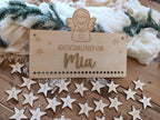 Personalisierter Adventskalender aus Holz – Dein einzigartiger Engel Weihnachtskalender