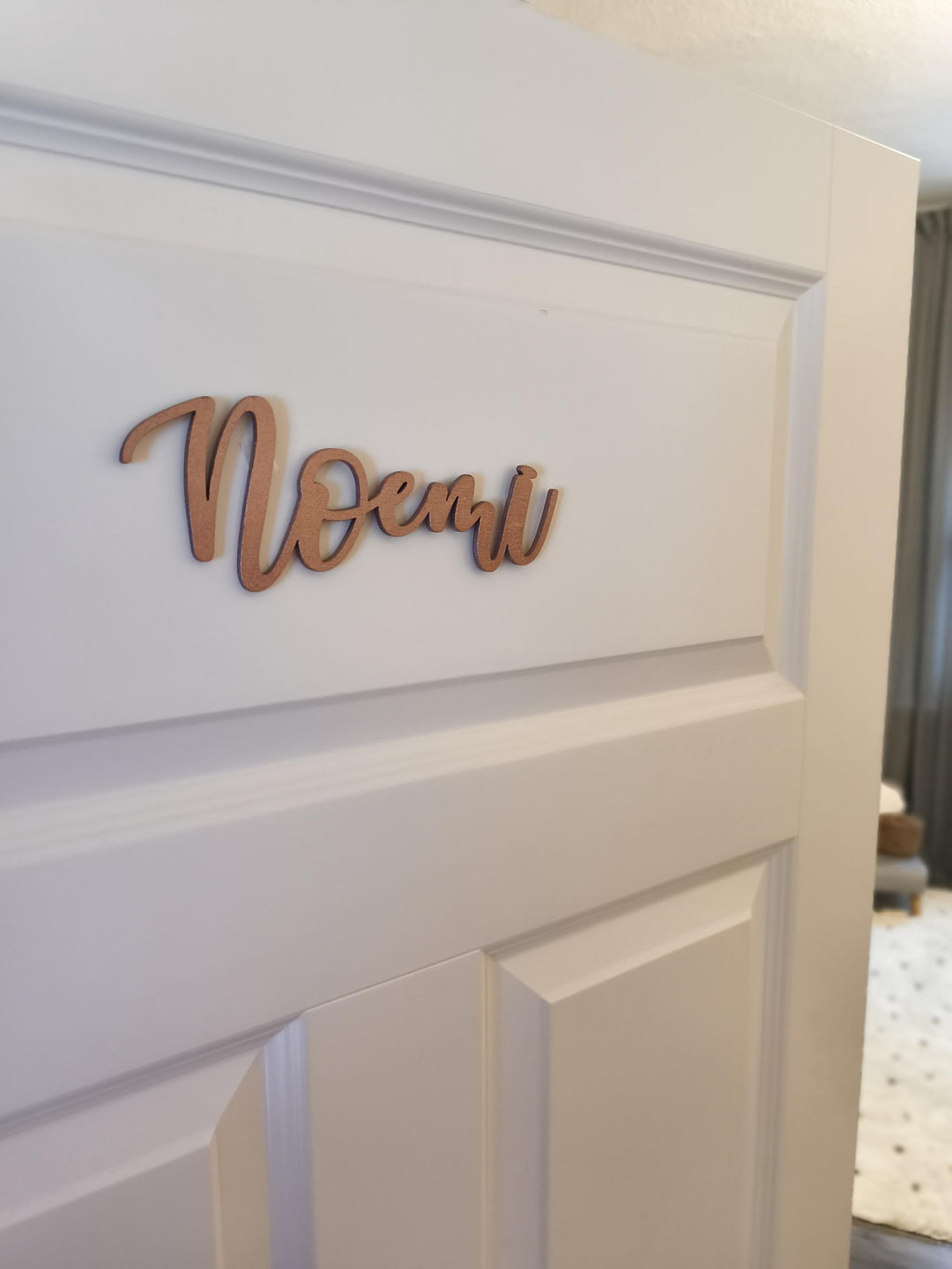 Schriftzug Personalisiert aus Holz – Individuelles Namensschild fürs Kinderzimmer mit Wunschname oder als Türschild. Namen