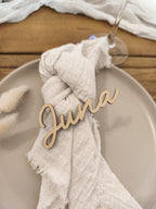 Platzkarte Hochzeit aus Holz personalisiert | Tischkarte mit Namen | Gastgeschenk Tischdeko Taufe Kommunion Konfirmation