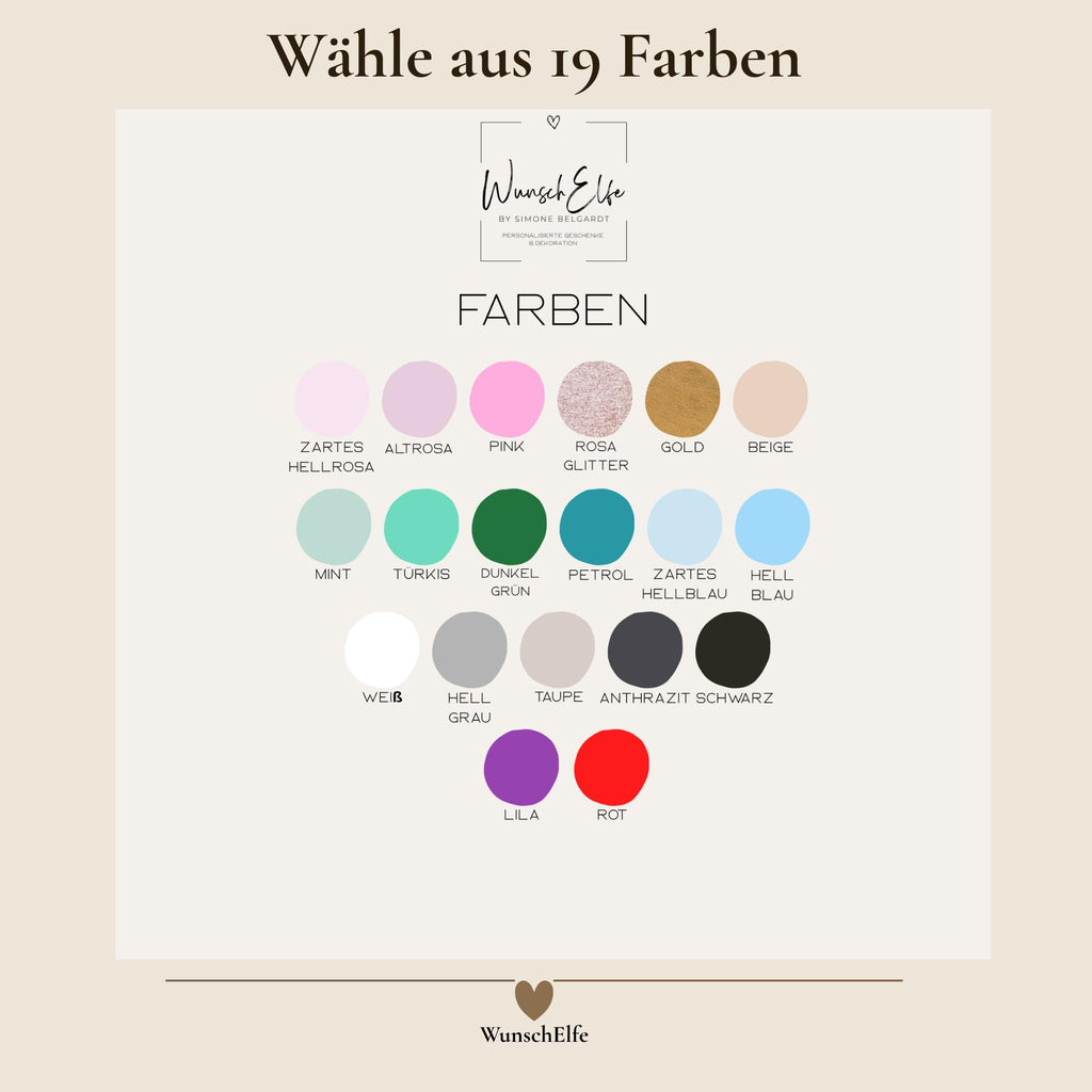 Taufkreuz Holz personalisiert, Taufgeschenk Junge Mädchen, Name Datum Spruch, 8 Varianten, 19 Farben, Kommunion Geschenk