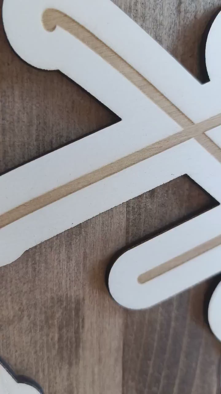 Türschild Personalisiert aus Holz – Individuelles Namensschild für Kinderzimmer mit Wunschname Wanddeko Türschild mit Herz