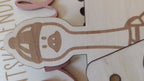 Personalisierter Adventskalender aus Holz – Dein einzigartiger Engel Weihnachtskalender