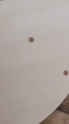 Namensschild rund personalisiert Kinderzimmer Punkte Türschild Holzschild Wanddekoration Babyzimmer  Geschenk Geburt Sterne Holzscheibe