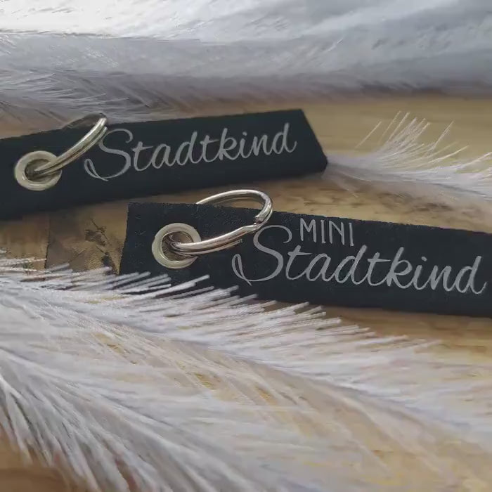 Schlüsselanhänger Stadtkind | Mini Stadtkind|  Geschenkidee | personalisiert